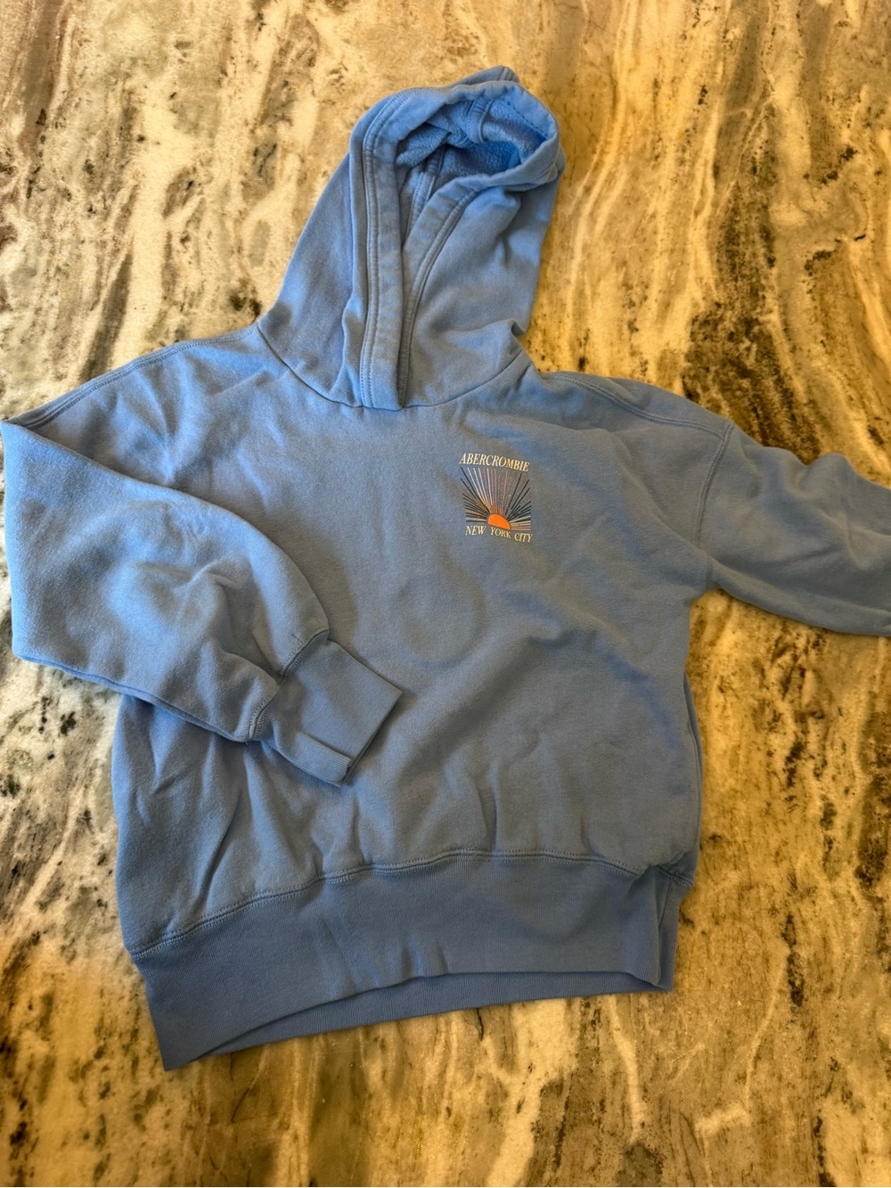 Abercrombie & Fitch Light Blue girls  Hoodie Sweater